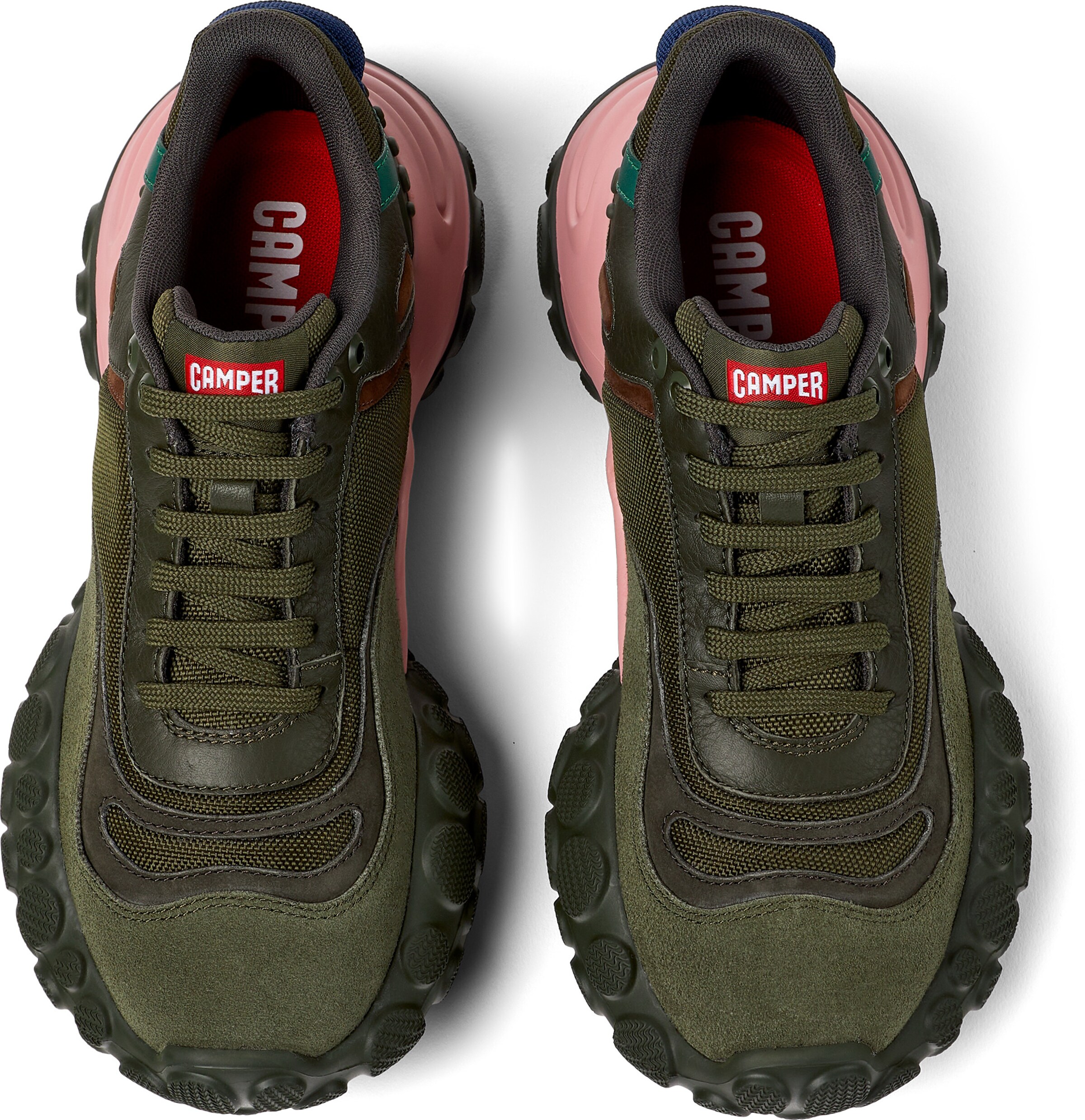 Baskets basses 'Pelotas Mars' CAMPER en vert