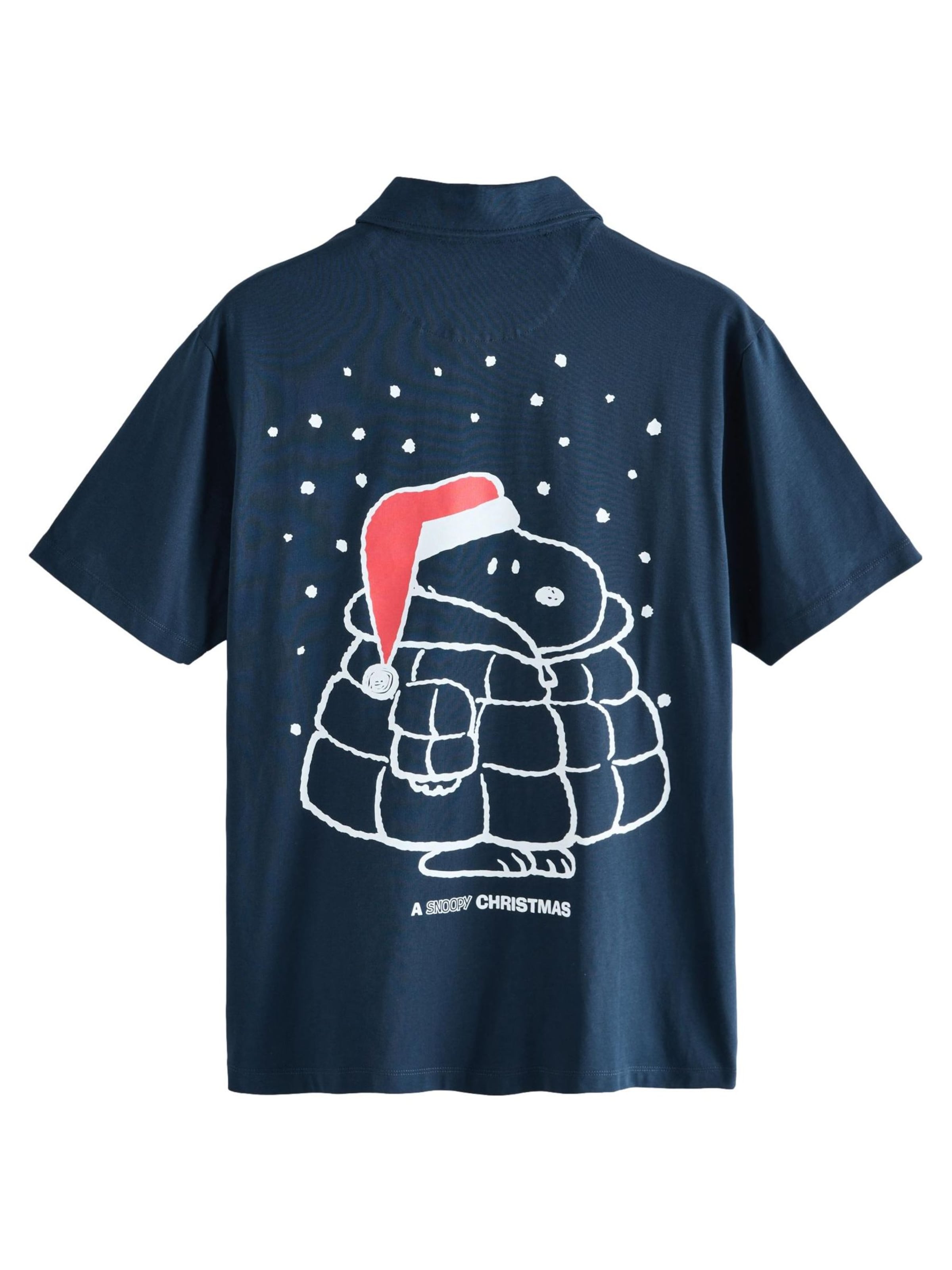 Next Shirt in Navy / Light red / White, Item view