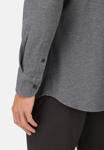 Boggi Milano Comfort fit Overhemd in Grijs