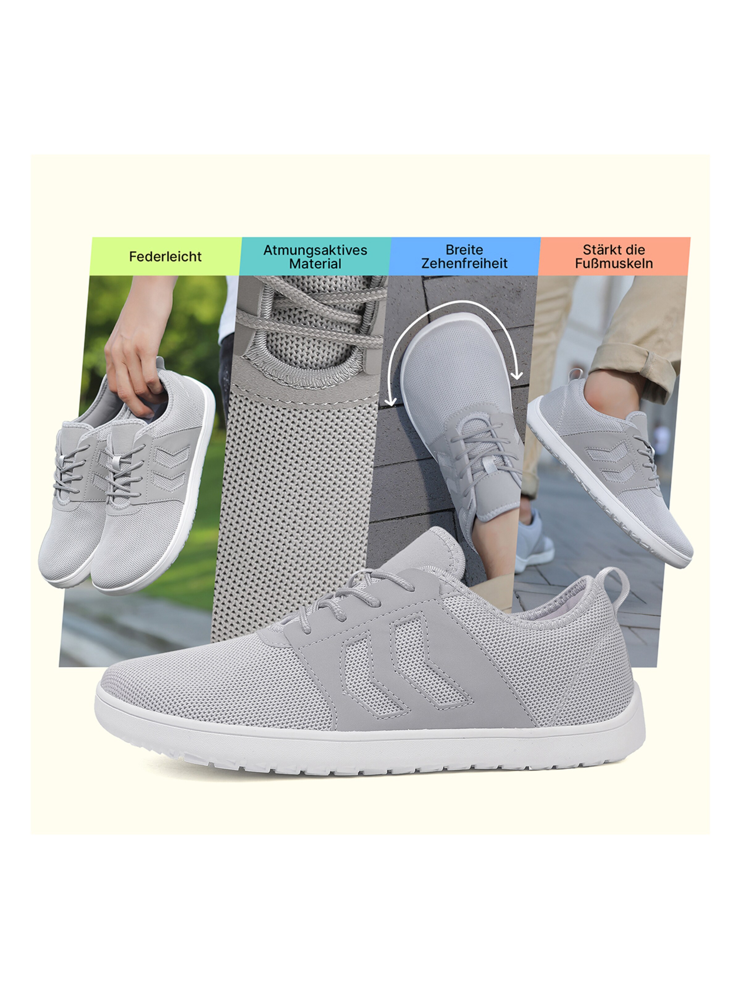 DOTALES Sneaker low 'DOTALES - EasyStep Barfußschuhe'‌ in Grün