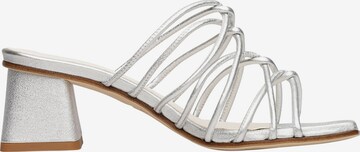 Henry Stevens Strap Sandals 'Harper SOS50' in Silver