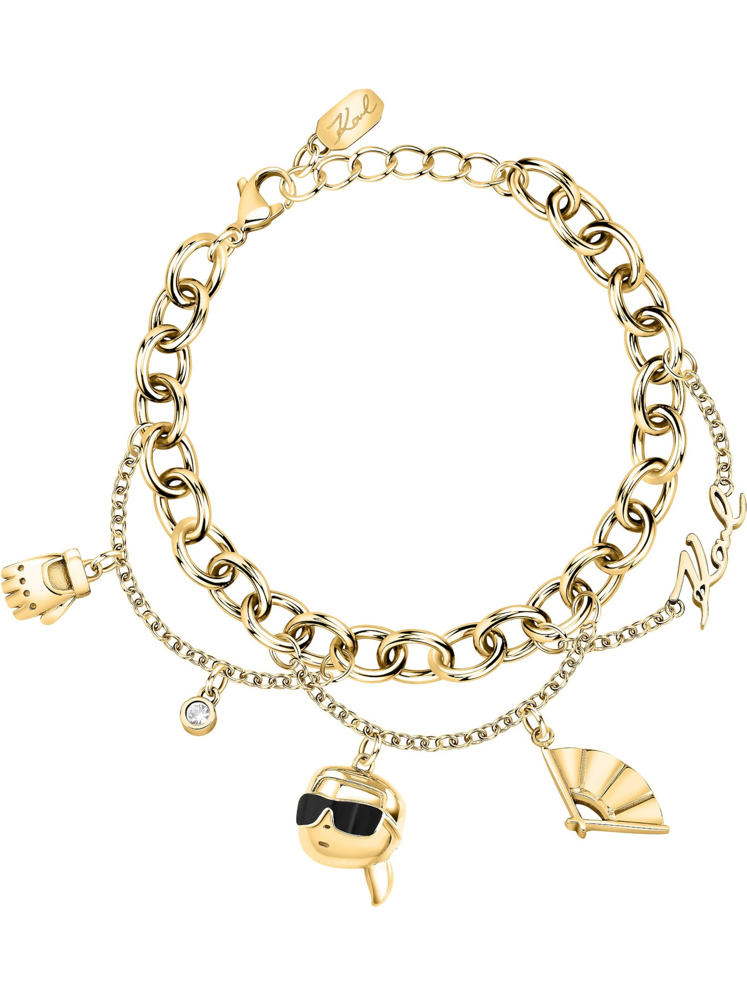 Karl Lagerfeld Bracelet in Yellow: front