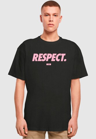 MT Upscale Shirt 'Home Respect' in Zwart: voorkant