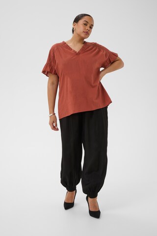 KAFFE CURVE Blouse 'KCValeria' in Red