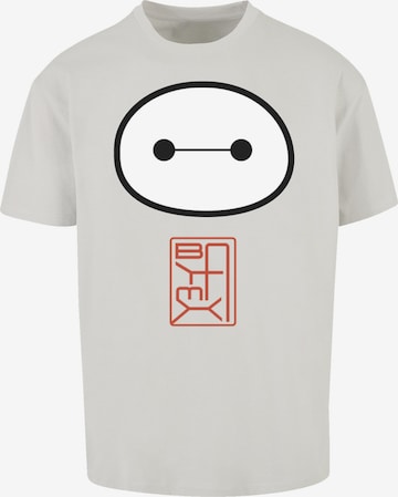 F4NT4STIC Shirt 'Big Hero 6 Baymax' in Grijs: voorkant