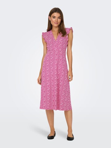 ONLY Dress 'MAY' in Pink: front