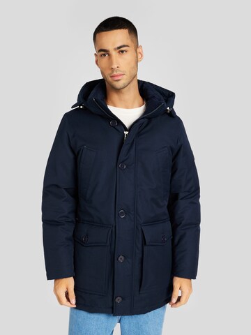 Parka invernale di TOMMY HILFIGER in blu: frontale