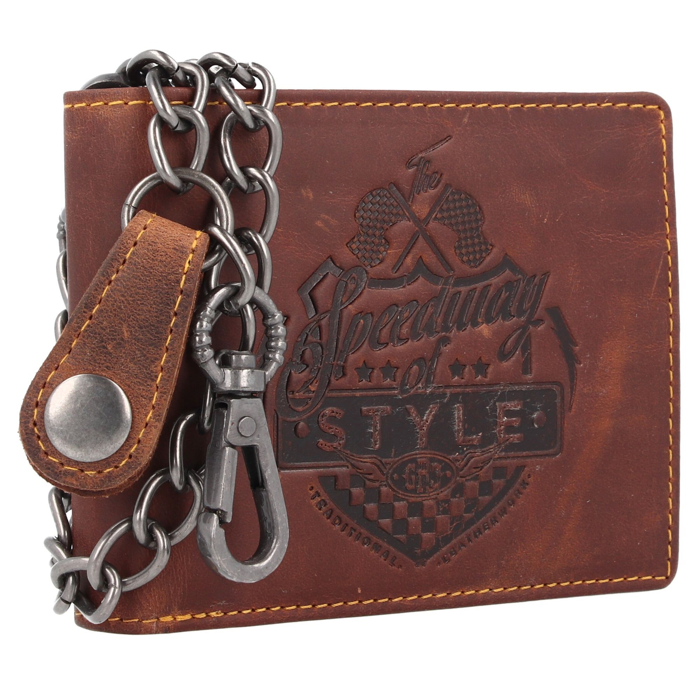 Portamonete 'Daytona' di GREENBURRY in marrone