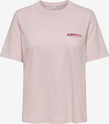 ONLY - Camiseta 'ONLLUCY MONJA' en lila: frente