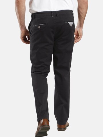 Charles Colby Loosefit Broek ' Baron Hias ' in Zwart