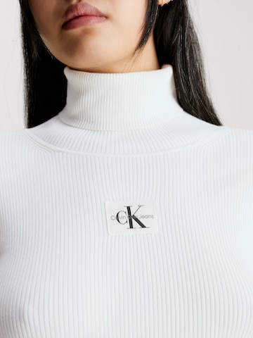 Calvin Klein Jeans Sveter - Biela