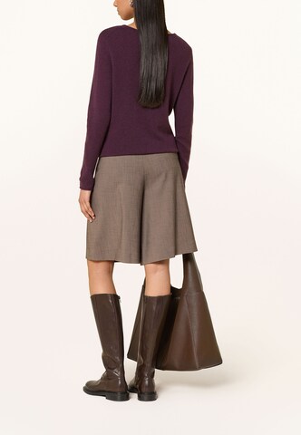 darling harbour Cashmere-Pullover in Lila: Rückseite
