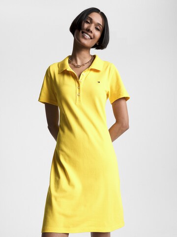 Robe TOMMY HILFIGER en jaune : devant