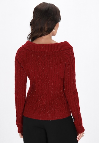 faina Sweater in Red
