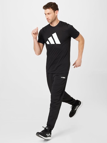 ADIDAS PERFORMANCE Λειτουργικό μπλουζάκι 'Train Essentials Feelready' σε μαύρο