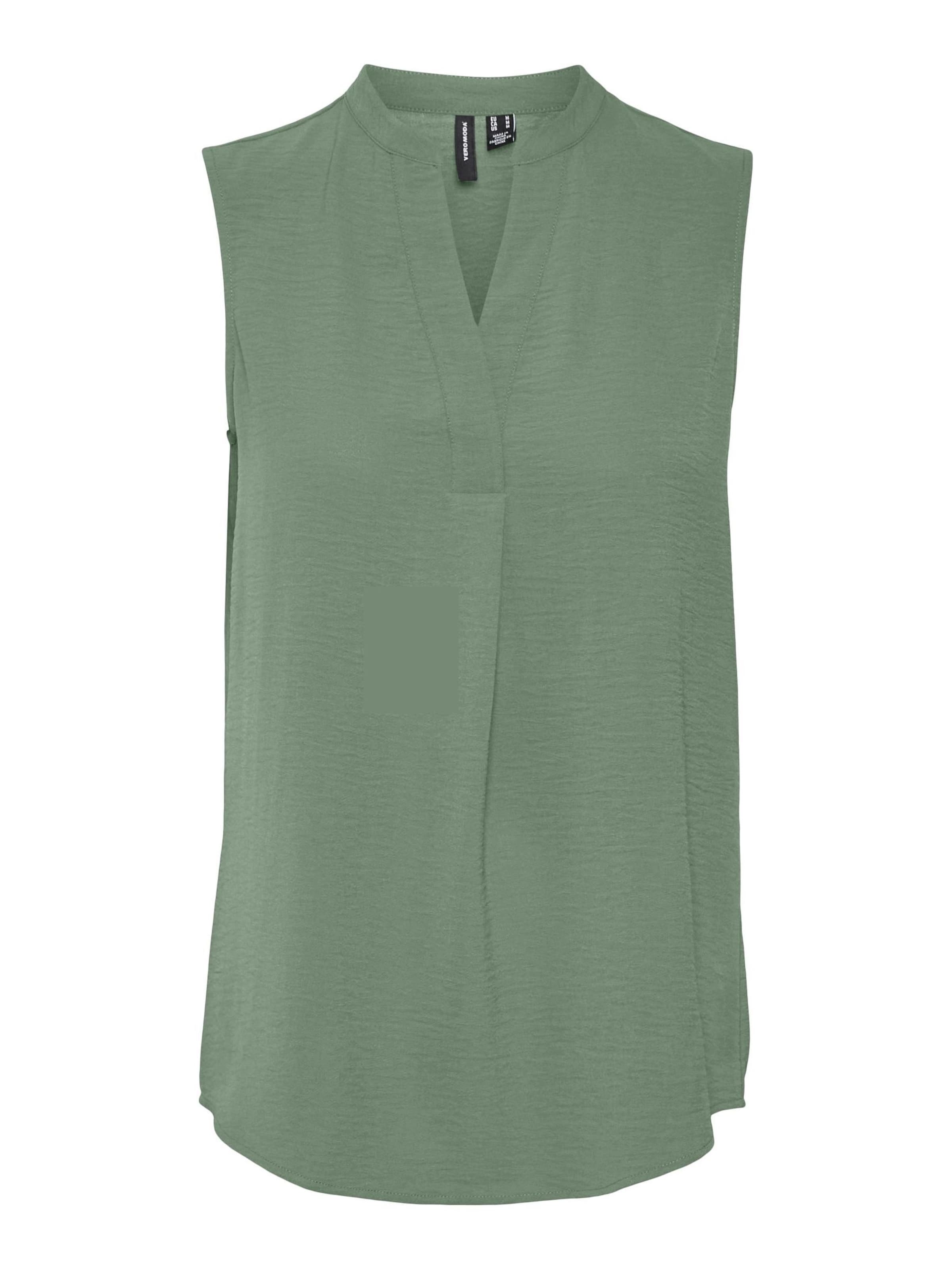 VERO MODA Blouse in Groen: voorkant