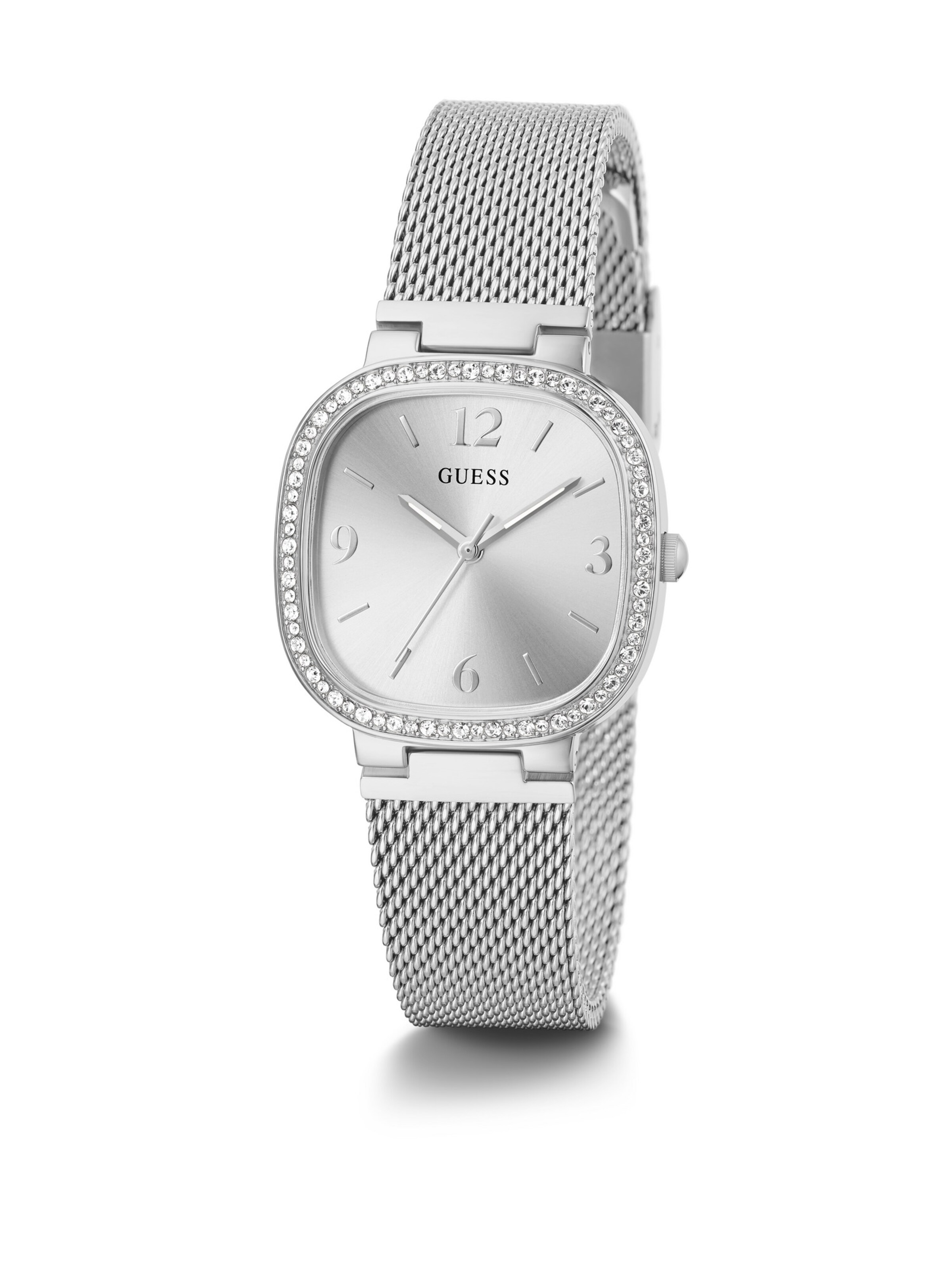 GUESS Analoguhr ' TAPESTRY ' in Silber