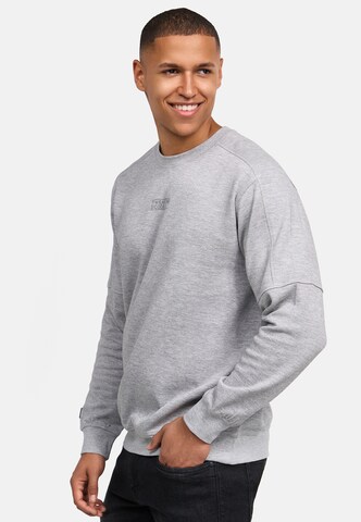 INDICODE JEANS Sweatshirt 'INCliver' in Grijs