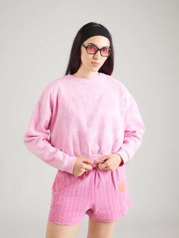 RIP CURL Sweatshirt 'PARADISE' in Pink: Vorderseite