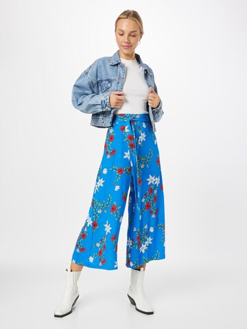 Koton Wide leg Broek in Blauw