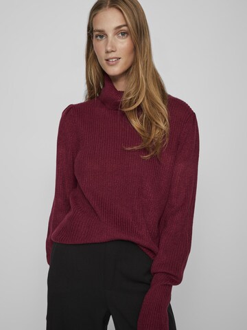 VILA Sweater in Red