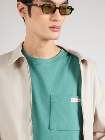 Calvin Klein Jeans Szabványos Póló - zöld