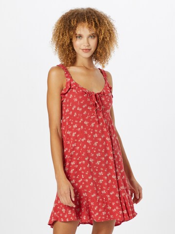 American Eagle - Vestido de verão em vermelho: frente