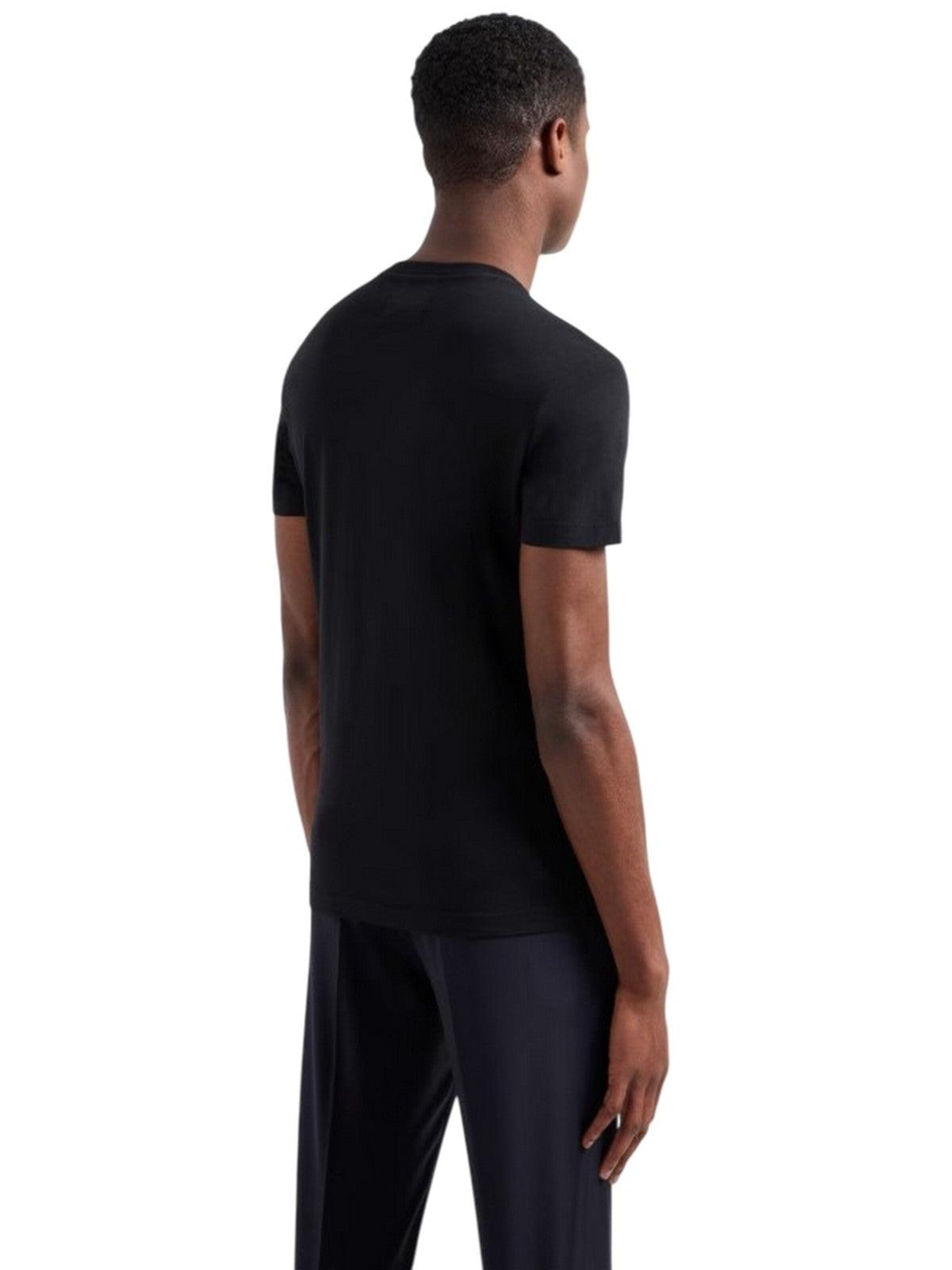 Emporio Armani - Camiseta térmica en negro