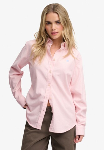Chemisier Superdry & Co en rose : devant