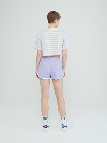 EDITED Regular Pants 'Eike' in Purple