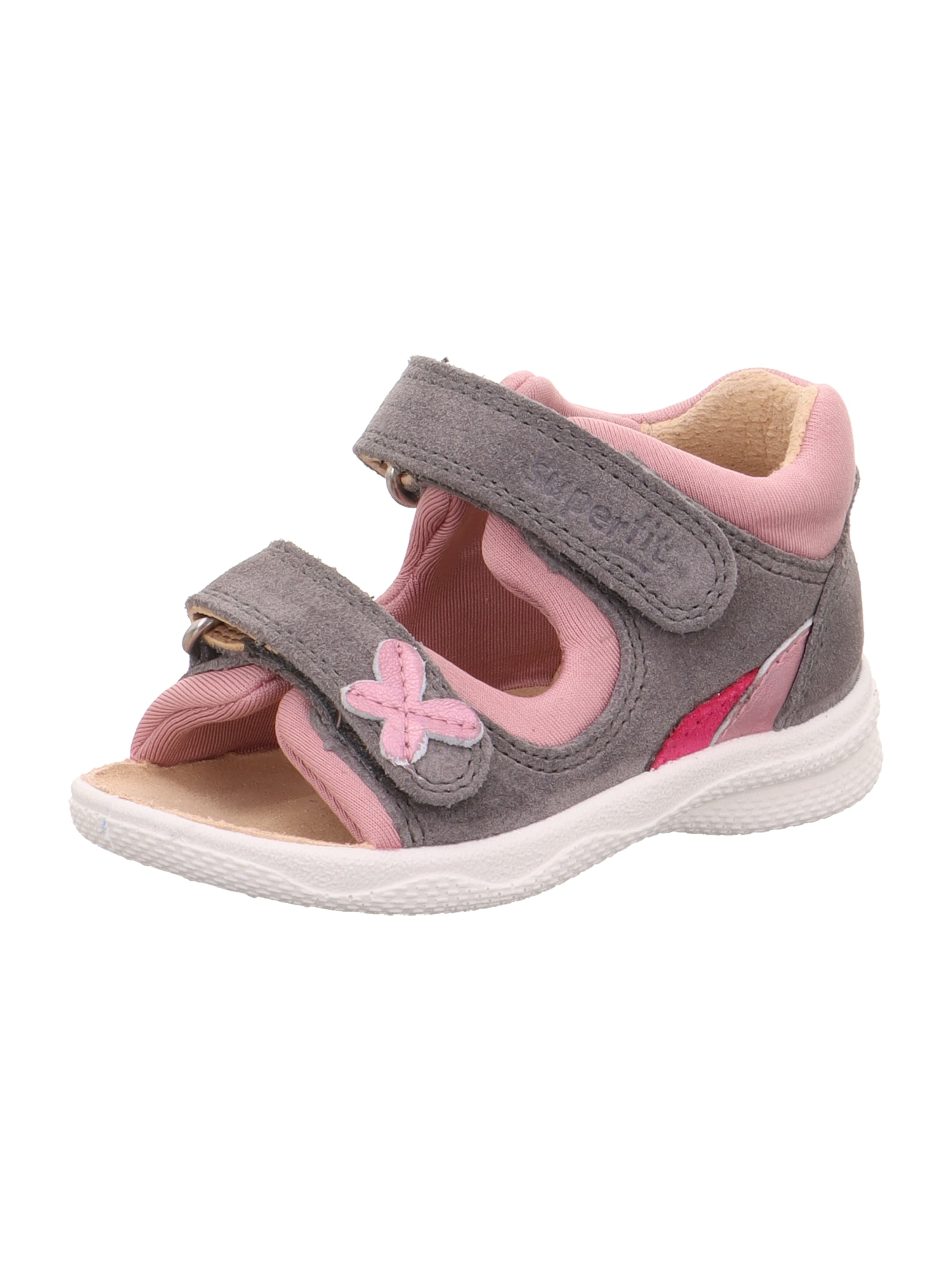 SUPERFIT Sandale 'Polly' in Grau: Vorderseite