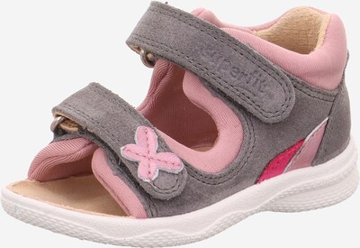 SUPERFIT Sandále 'POLLY' - sivá / ružová / tmavoružová, Produkt