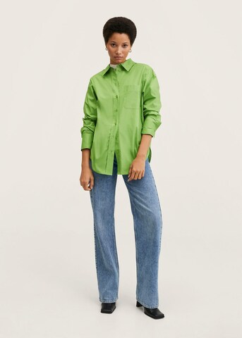 MANGO Blouse 'Regu' in Green