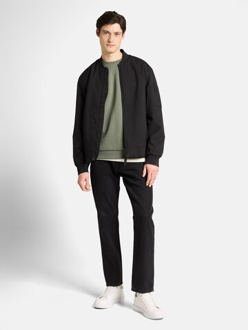 TOM TAILOR DENIM Sweatshirt in Grün