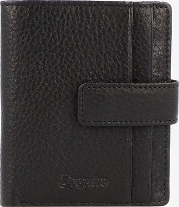 Esquire Wallet in Black: front