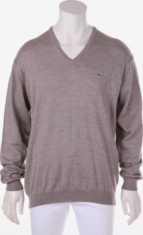 LACOSTE Pullover XL in Grau: predná strana