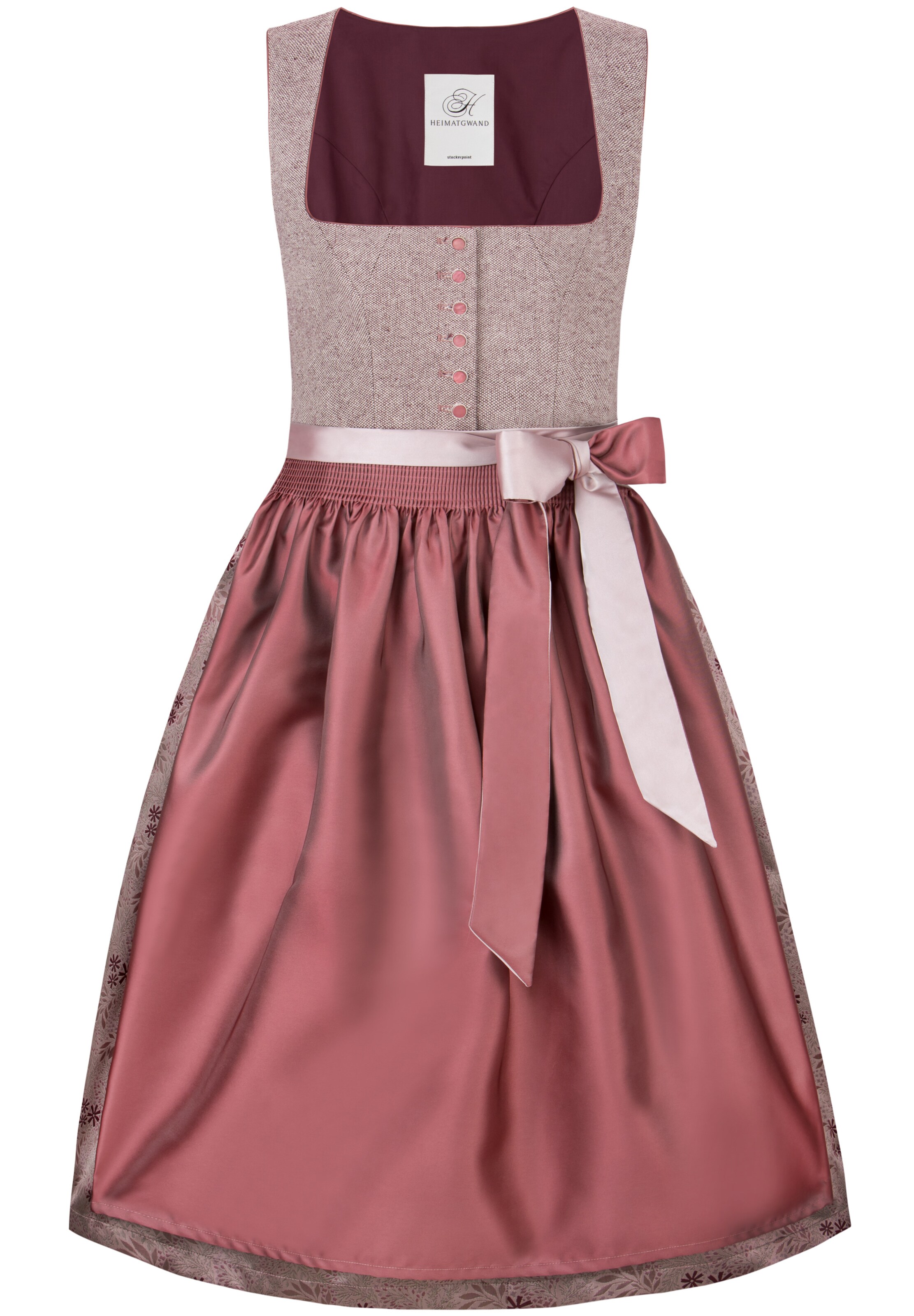 STOCKERPOINT Dirndl 'Sunja' in Rot: Vorderseite