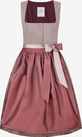 STOCKERPOINT Dirndl 'Sunja' in Rot: Vorderseite