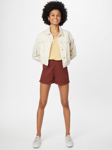 ABOUT YOU Regular Shorts 'Vianne' in Braun