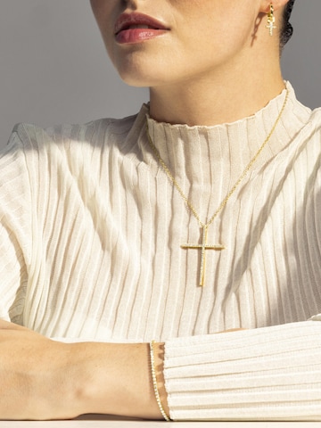 Luxenter - Pulseira 'Kayla' em branco: frente