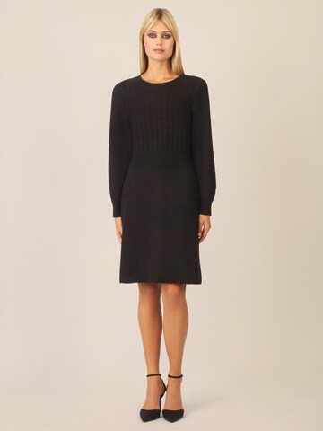 APART Strickkleid in Schwarz