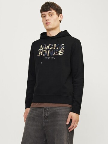 JACK & JONES Sweatshirt 'JWHJames' i sort: forside