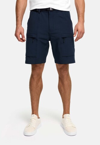 INDICODE JEANS Regular Cargo trousers ' Rommie ' in Blue: front