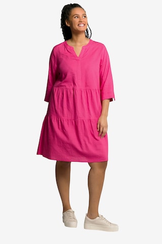 Ulla Popken Dress in Pink: front