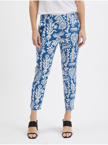 Orsay Tapered Pants in Blue: front