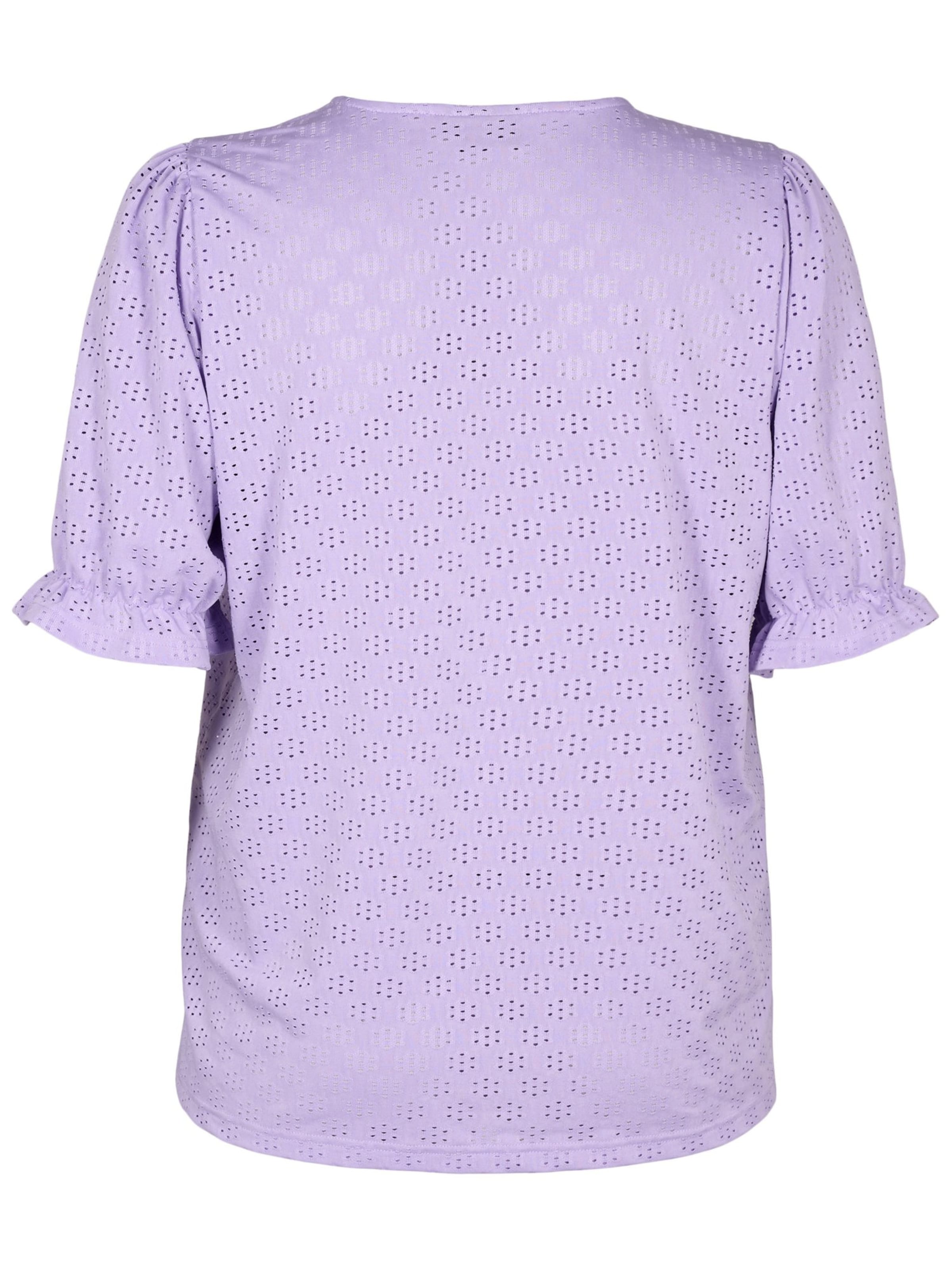 Zizzi Blouse 'VALABAMA' in Purple