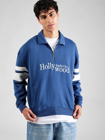 HOLLISTER Μπλούζα φούτερ σε μπλε: μπροστά