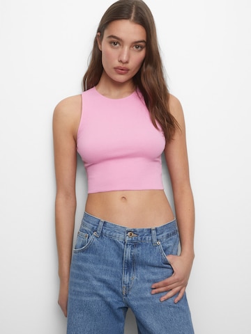 Pull&Bear Top | roza barva: sprednja stran