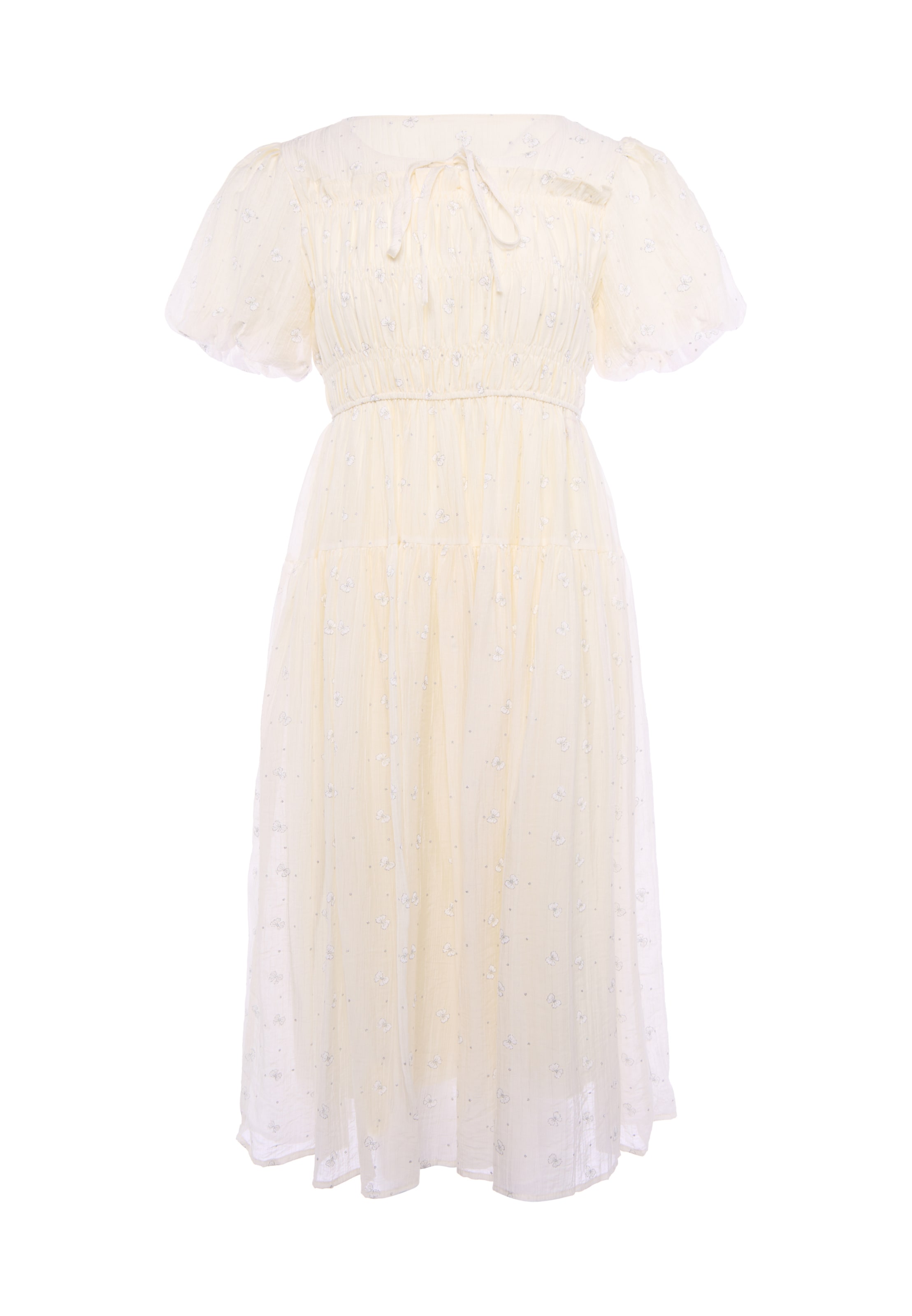 IZIA - Vestido en beige: frente