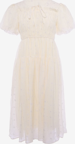 IZIA - Vestido en beige: frente